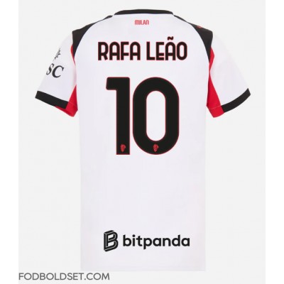 AC Milan Rafael Leao #10 Udebanetrøje Dame 2025-26 Kortærmet AC Milan Rafael Leao #10 Udebanetrøje Dame 2025-26 Kortærmet